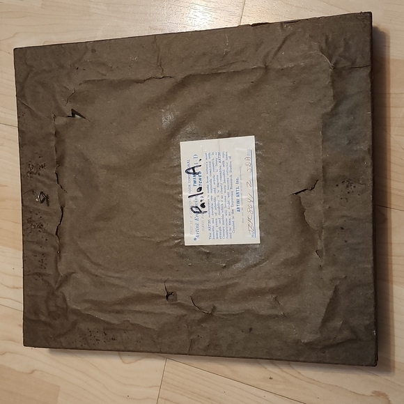 Artini Engraving Twin Hand Painted Etched 4-D - Picture 12 of 14